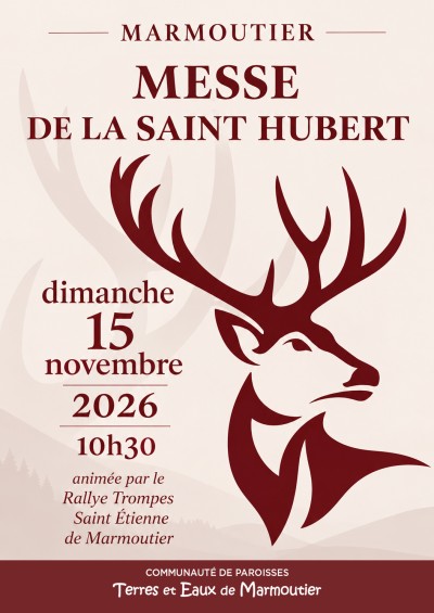 Dimanche 15 novembre 2026 Messe de la Saint Hubert à Marmoutier