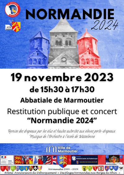 Dimanche 19 novembre 2023 Restitution Publique et concert à Marmoutier
