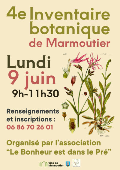 Lundi 09 juin 2025 4e Inventaire botanique de Marmoutier à Marmoutier