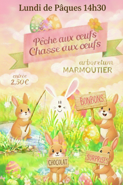 Lundi 06 avril 2026 Chasse et pêche aux oeufs à Marmoutier