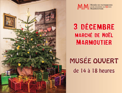 Dimanche 03 décembre 2023 Exposition de Noël du Musée de Marmoutier à Marmoutier