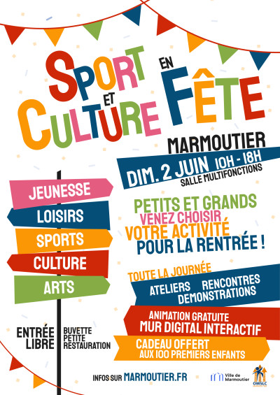 Dimanche 02 juin 2024 Sport & Culture en fête à Marmoutier