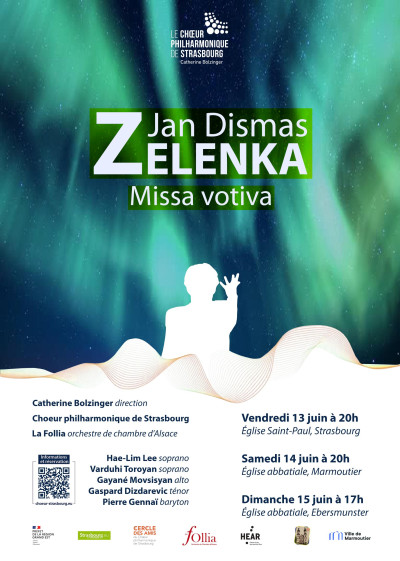 Samedi 14 juin 2025 Concert du Choeur Philharmonique de Strasbourg : Missa Votiva, par Jan Dismas Zelenka, le Bach de la Bohême à Marmoutier