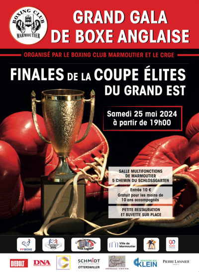 Samedi 25 mai 2024 Gala de Boxe - Finales de la Coupe Élites du Grand Est à Marmoutier