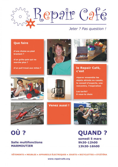 Samedi 05 mars 2022 Repair Café à Marmoutier