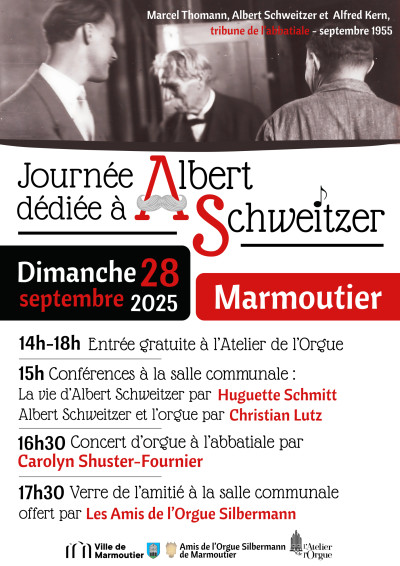 Dimanche 28 septembre 2025 Journée dédiée à Albert Schweitzer à Marmoutier