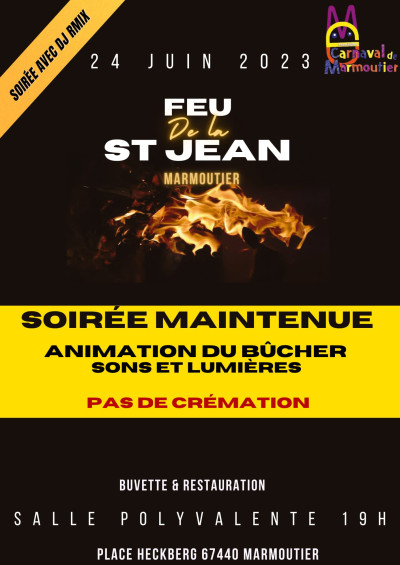 Samedi 24 juin 2023 Feu de la Saint-Jean à Marmoutier