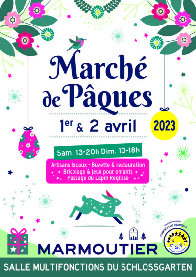 Samedi 01 avril 2023 Marché de Pâques à Marmoutier