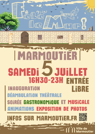 Samedi 05 juillet 2025 "Fête le Mur !" : l'inauguration du Mur Blanc à Marmoutier