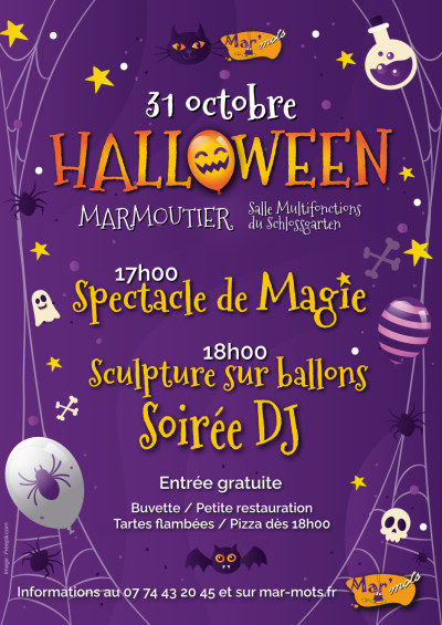Mardi 31 octobre 2023 Soirée Halloween ! à Marmoutier