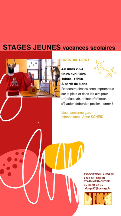 Lundi 22 avril 2024 Cocktail Cirk ! à Marmoutier