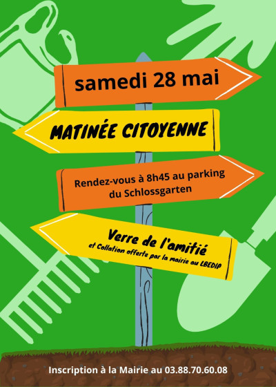 Samedi 28 mai 2022 Matinée citoyenne à Marmoutier