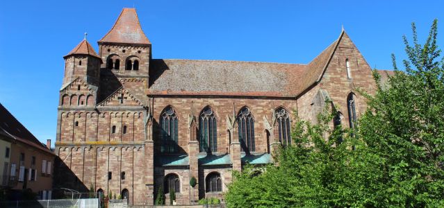 L'église abbatiale Saint-Etienne