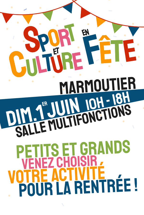 Sport & culture en fête 2025 à Marmoutier